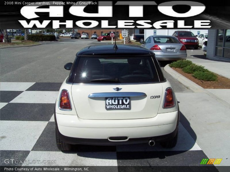 Pepper White / Grey/Black 2008 Mini Cooper Hardtop