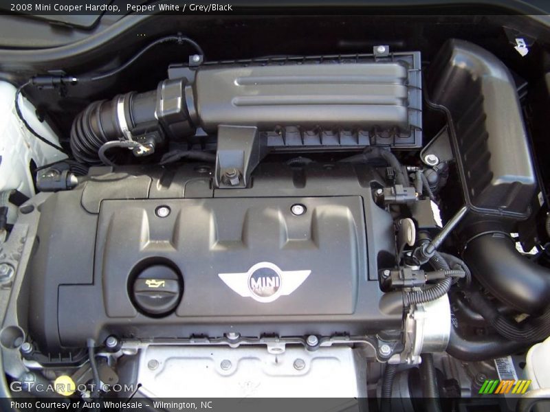Pepper White / Grey/Black 2008 Mini Cooper Hardtop