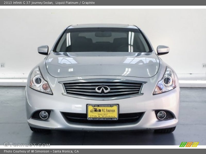 Liquid Platinum / Graphite 2013 Infiniti G 37 Journey Sedan