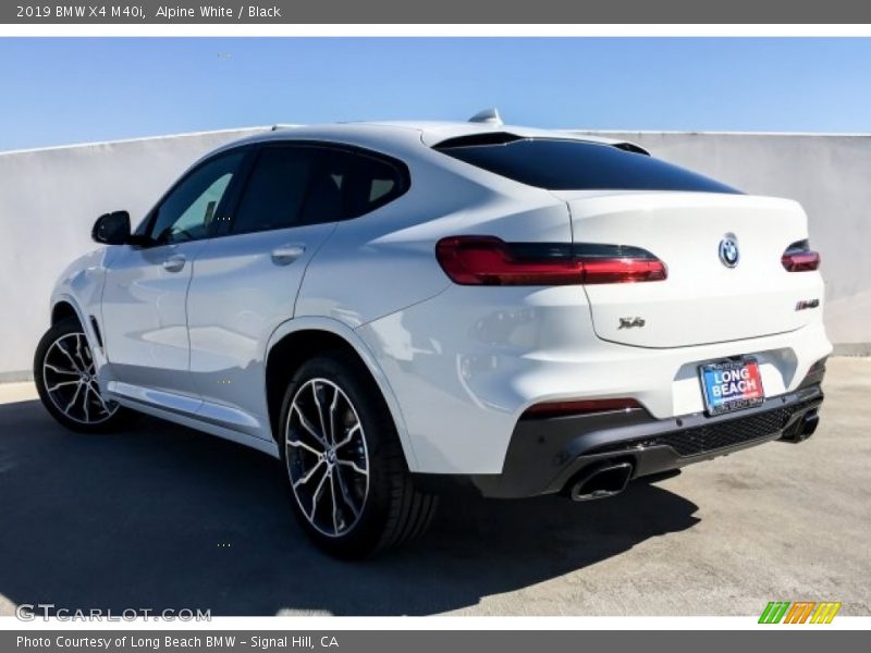 Alpine White / Black 2019 BMW X4 M40i