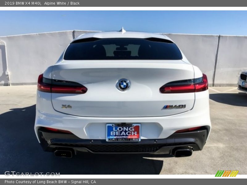 Alpine White / Black 2019 BMW X4 M40i