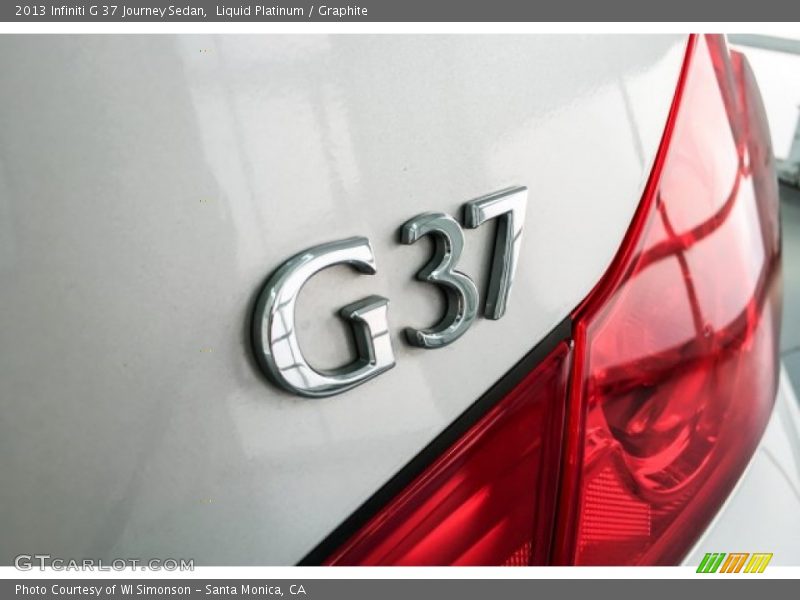 Liquid Platinum / Graphite 2013 Infiniti G 37 Journey Sedan