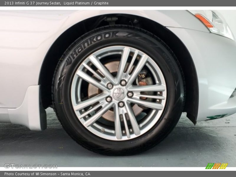 Liquid Platinum / Graphite 2013 Infiniti G 37 Journey Sedan