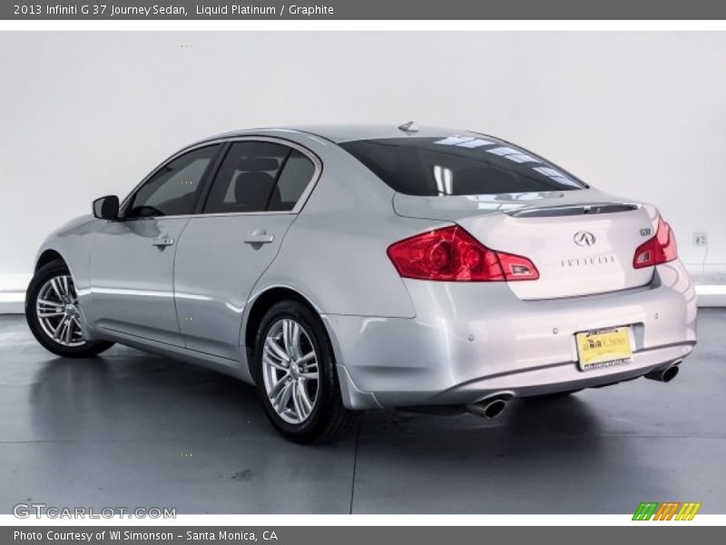 Liquid Platinum / Graphite 2013 Infiniti G 37 Journey Sedan