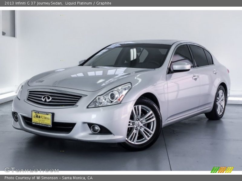 Liquid Platinum / Graphite 2013 Infiniti G 37 Journey Sedan