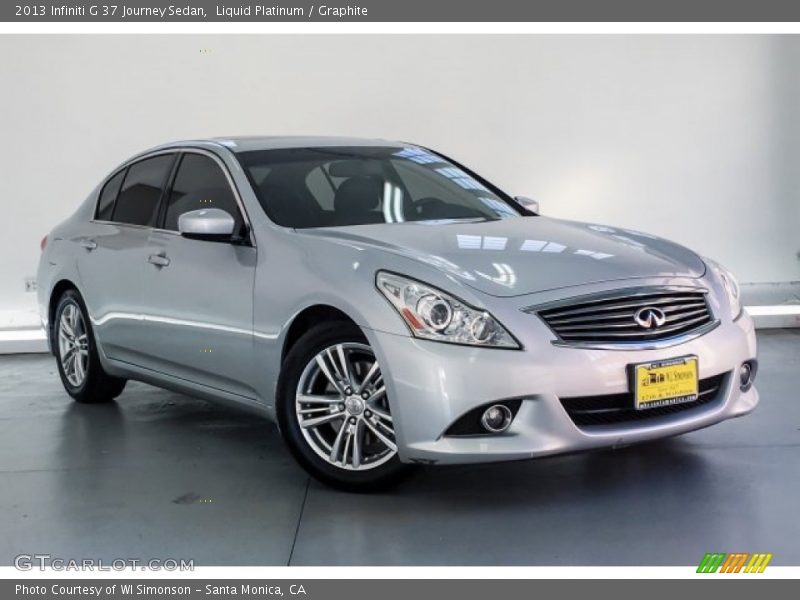 Liquid Platinum / Graphite 2013 Infiniti G 37 Journey Sedan