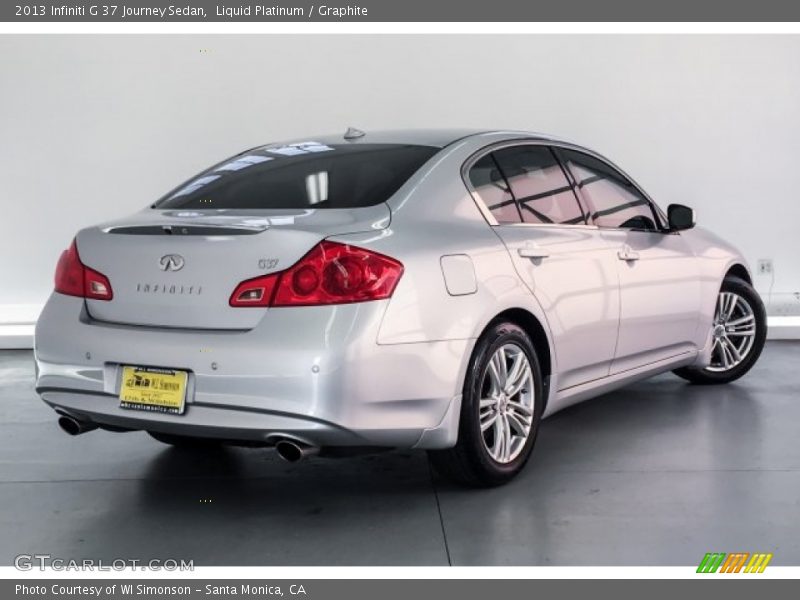Liquid Platinum / Graphite 2013 Infiniti G 37 Journey Sedan