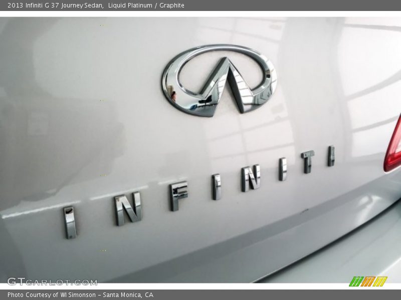 Liquid Platinum / Graphite 2013 Infiniti G 37 Journey Sedan