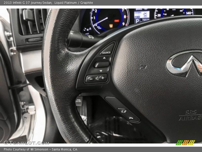 Liquid Platinum / Graphite 2013 Infiniti G 37 Journey Sedan