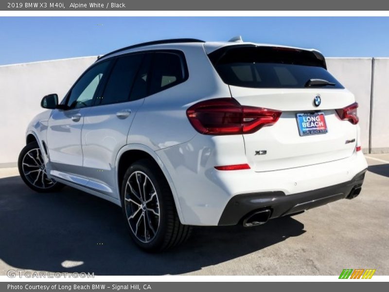 Alpine White / Black 2019 BMW X3 M40i