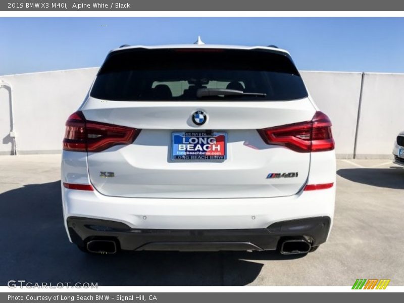Alpine White / Black 2019 BMW X3 M40i