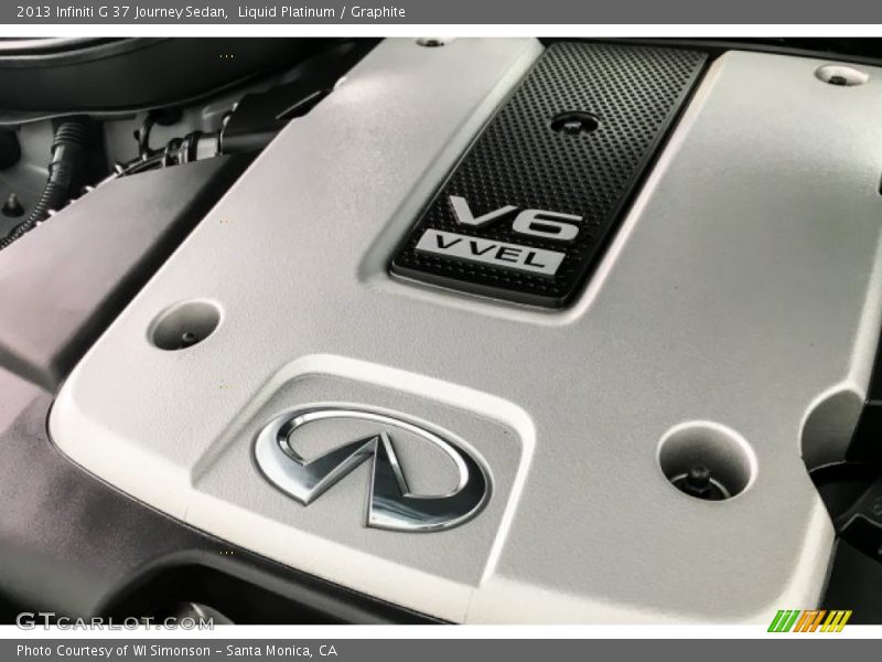 Liquid Platinum / Graphite 2013 Infiniti G 37 Journey Sedan
