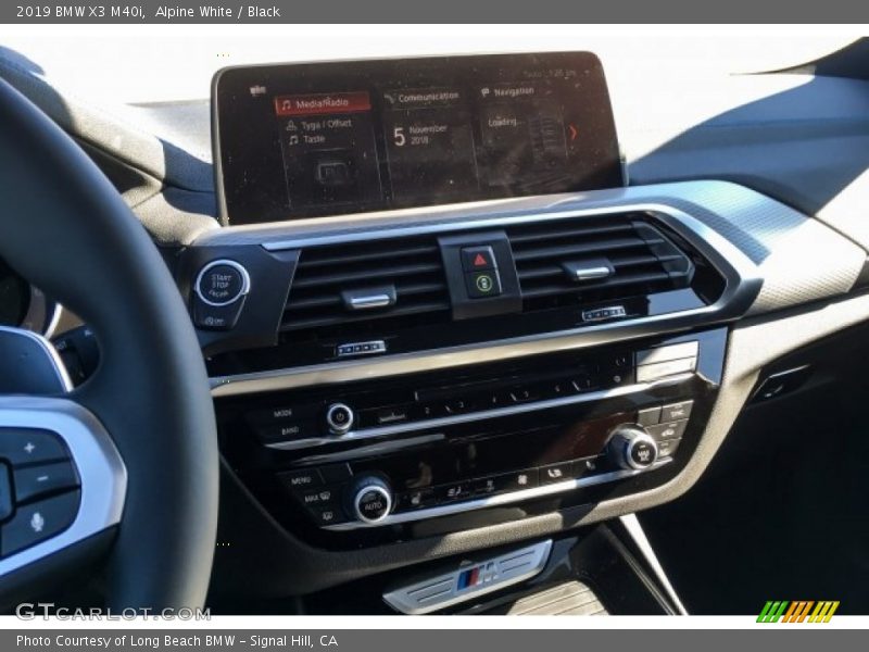 Alpine White / Black 2019 BMW X3 M40i