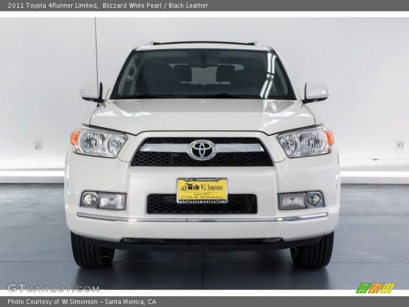 Blizzard White Pearl / Black Leather 2011 Toyota 4Runner Limited