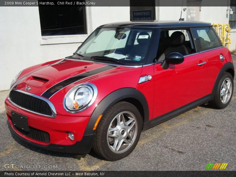 Chili Red / Black/Grey 2009 Mini Cooper S Hardtop