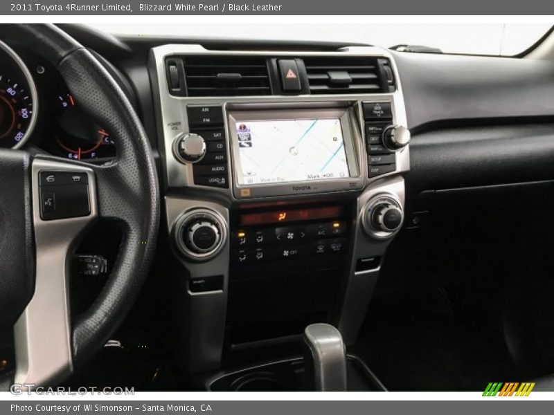 Blizzard White Pearl / Black Leather 2011 Toyota 4Runner Limited