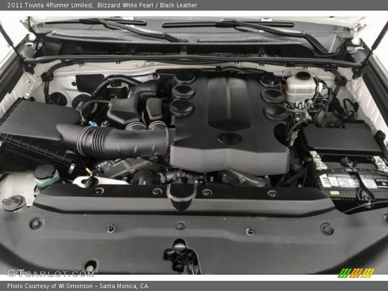 Blizzard White Pearl / Black Leather 2011 Toyota 4Runner Limited