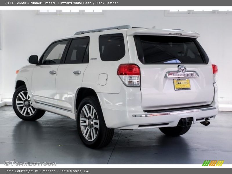 Blizzard White Pearl / Black Leather 2011 Toyota 4Runner Limited