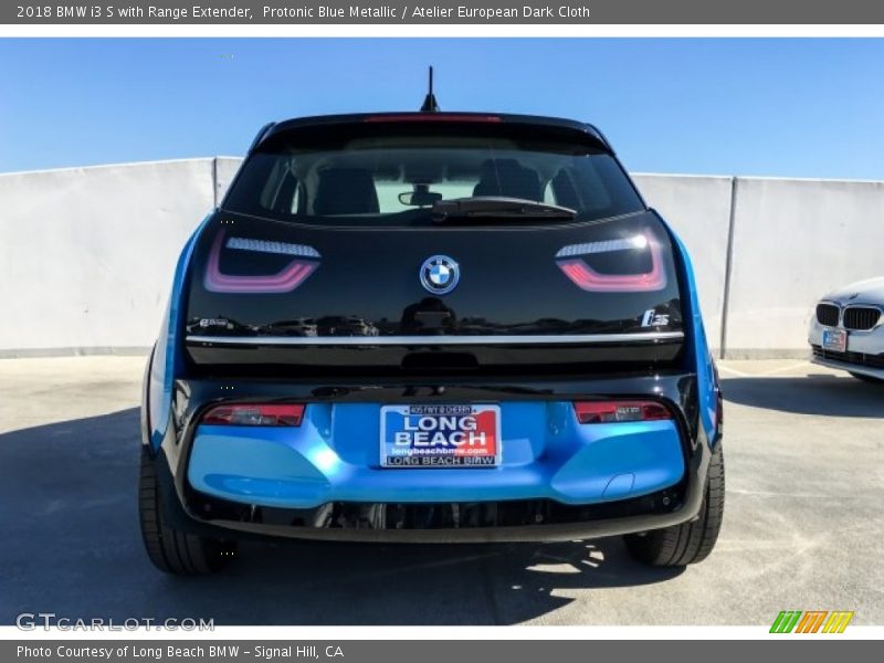 Protonic Blue Metallic / Atelier European Dark Cloth 2018 BMW i3 S with Range Extender