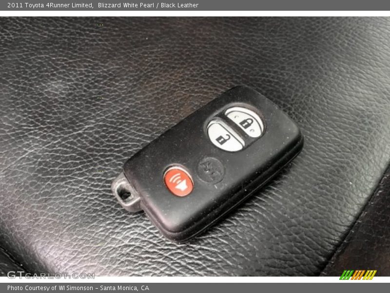 Blizzard White Pearl / Black Leather 2011 Toyota 4Runner Limited