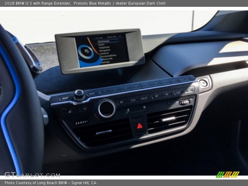 Protonic Blue Metallic / Atelier European Dark Cloth 2018 BMW i3 S with Range Extender