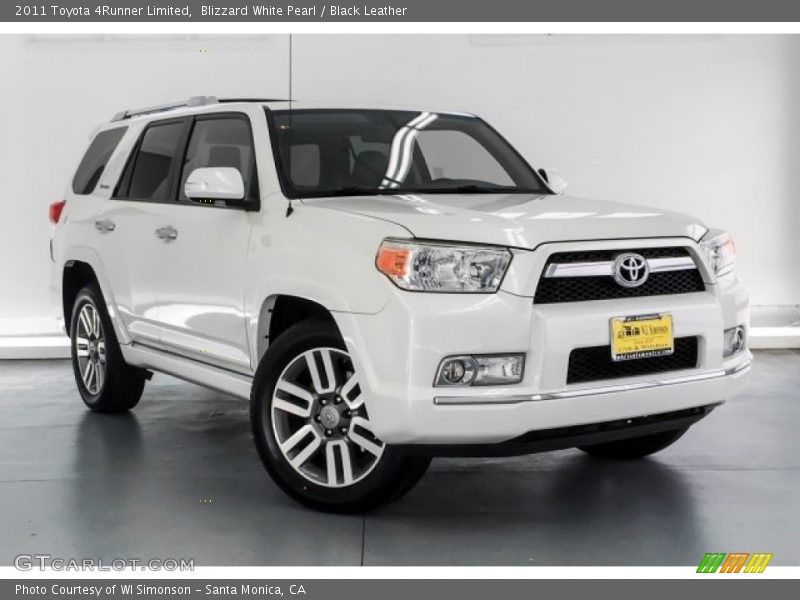Blizzard White Pearl / Black Leather 2011 Toyota 4Runner Limited