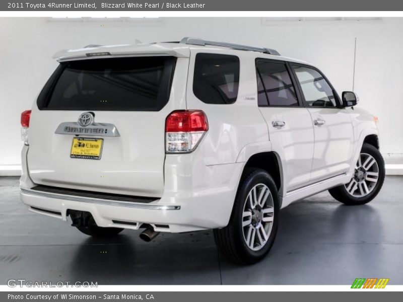 Blizzard White Pearl / Black Leather 2011 Toyota 4Runner Limited