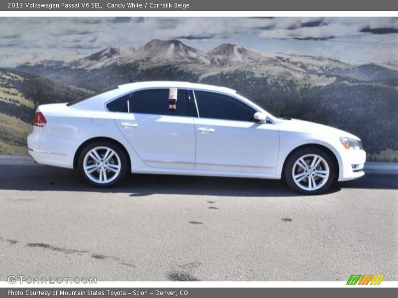 Candy White / Cornsilk Beige 2013 Volkswagen Passat V6 SEL