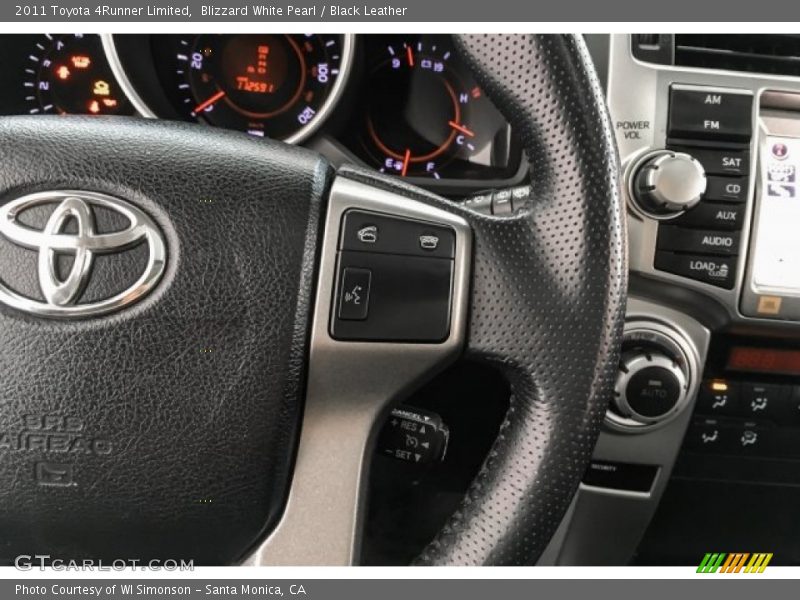 Blizzard White Pearl / Black Leather 2011 Toyota 4Runner Limited