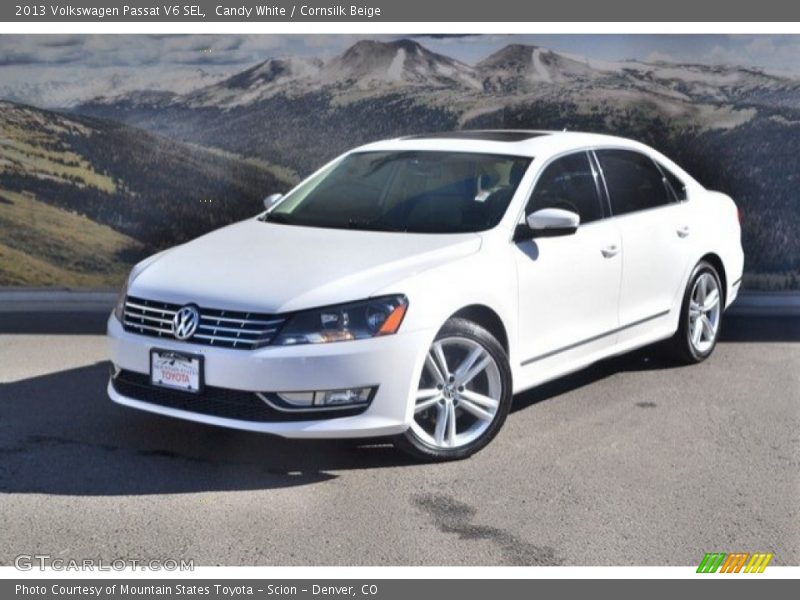 Candy White / Cornsilk Beige 2013 Volkswagen Passat V6 SEL