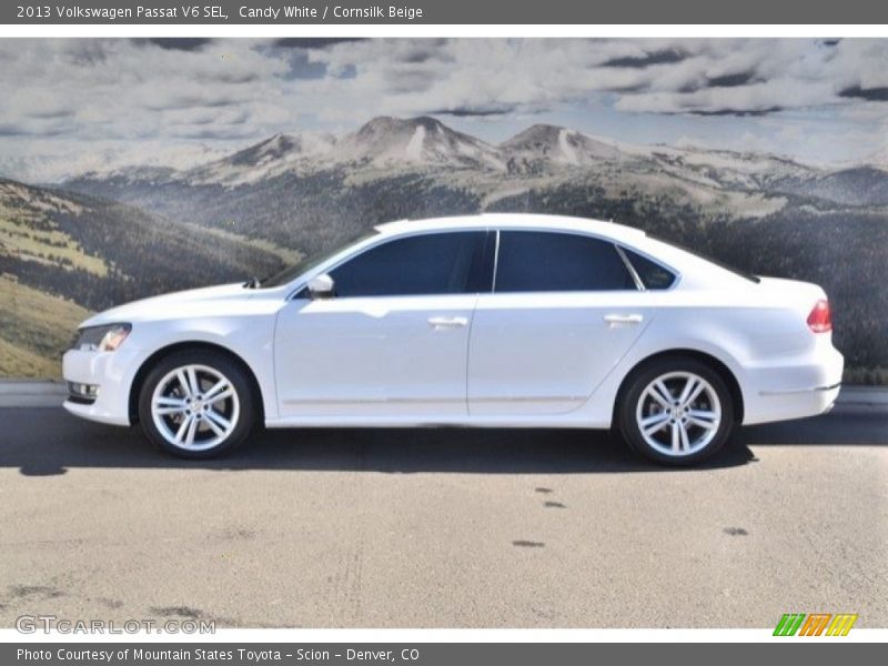Candy White / Cornsilk Beige 2013 Volkswagen Passat V6 SEL