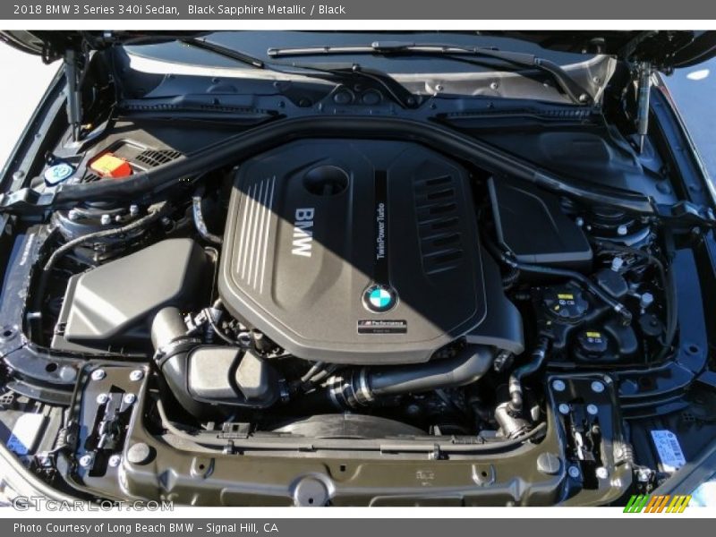  2018 3 Series 340i Sedan Engine - 3.0 Liter DI TwinPower Turbocharged DOHC 24-Valve VVT Inline 6 Cylinder