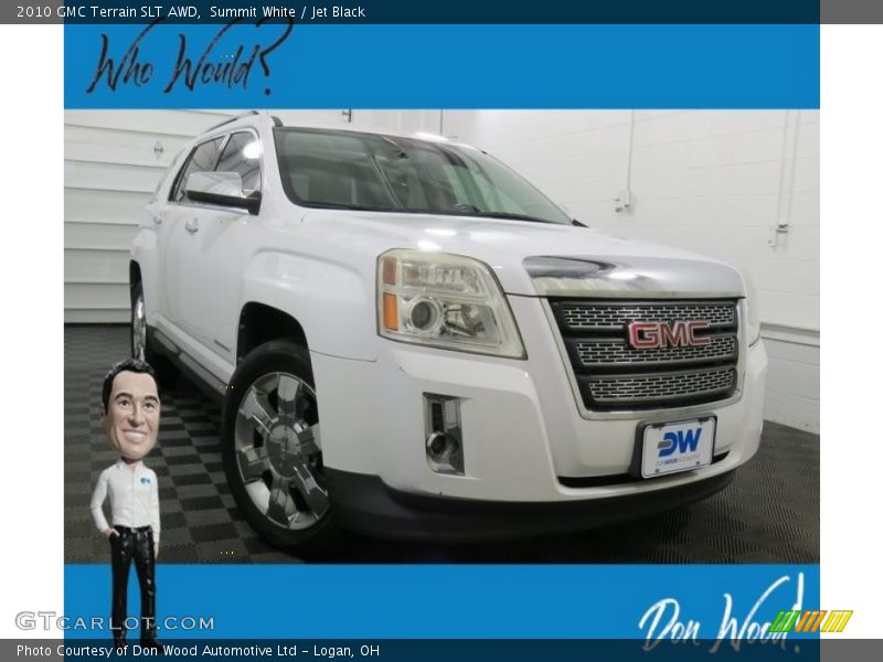 Summit White / Jet Black 2010 GMC Terrain SLT AWD