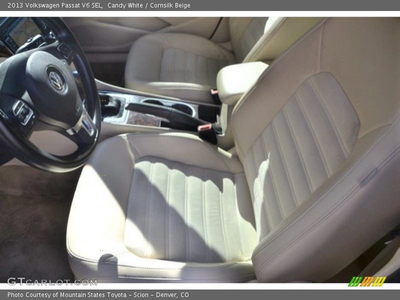Candy White / Cornsilk Beige 2013 Volkswagen Passat V6 SEL