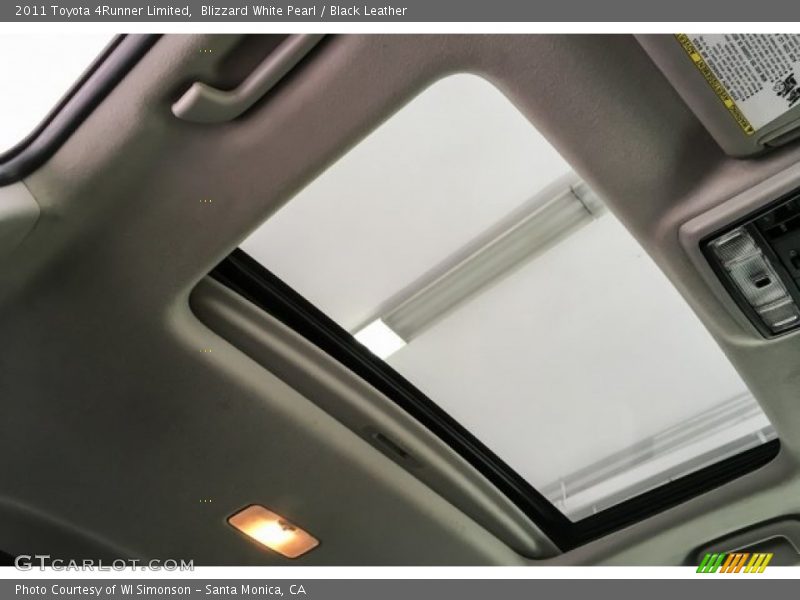 Blizzard White Pearl / Black Leather 2011 Toyota 4Runner Limited