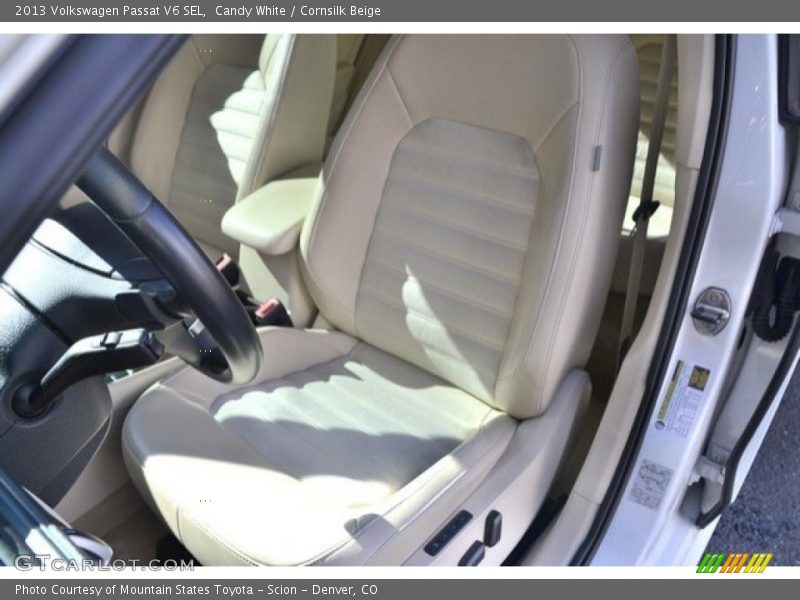 Candy White / Cornsilk Beige 2013 Volkswagen Passat V6 SEL