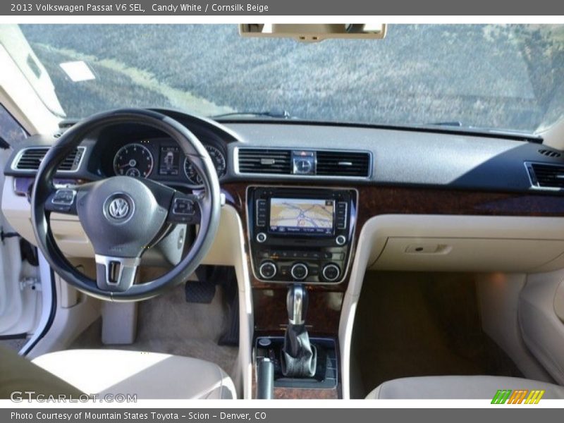 Candy White / Cornsilk Beige 2013 Volkswagen Passat V6 SEL