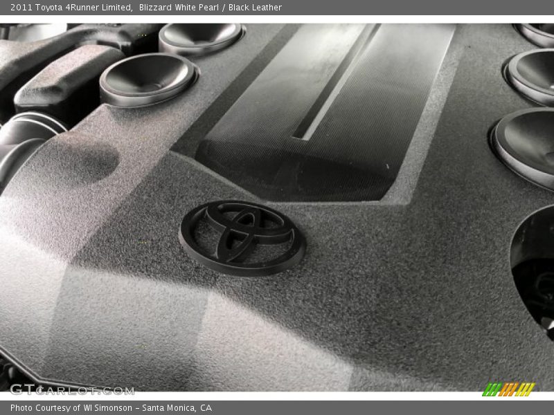 Blizzard White Pearl / Black Leather 2011 Toyota 4Runner Limited