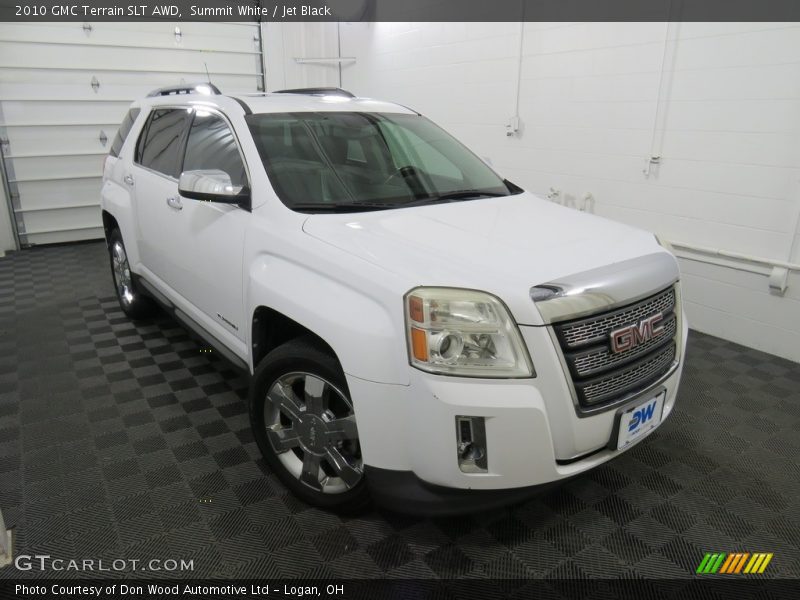 Summit White / Jet Black 2010 GMC Terrain SLT AWD