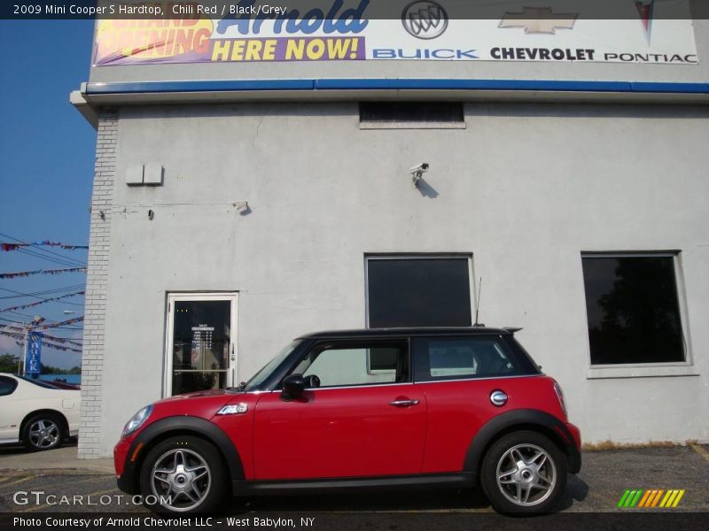 Chili Red / Black/Grey 2009 Mini Cooper S Hardtop