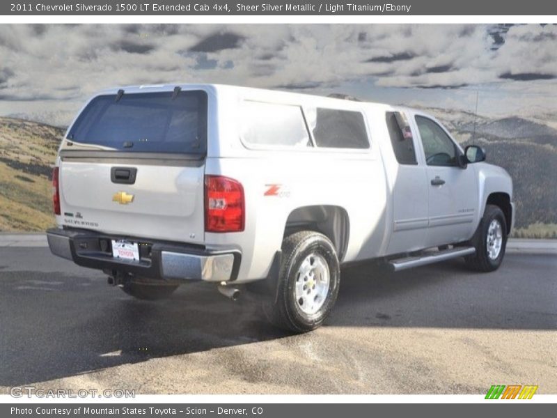 Sheer Silver Metallic / Light Titanium/Ebony 2011 Chevrolet Silverado 1500 LT Extended Cab 4x4