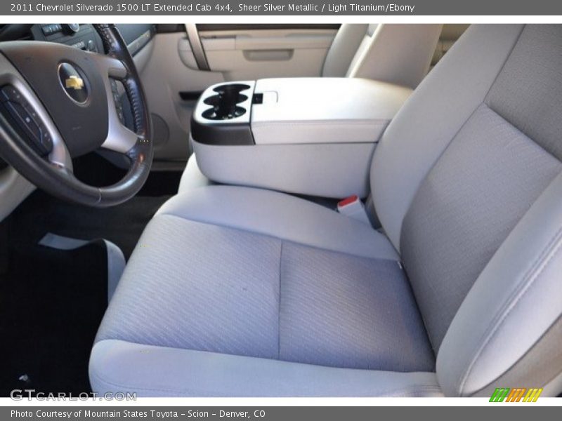 Sheer Silver Metallic / Light Titanium/Ebony 2011 Chevrolet Silverado 1500 LT Extended Cab 4x4