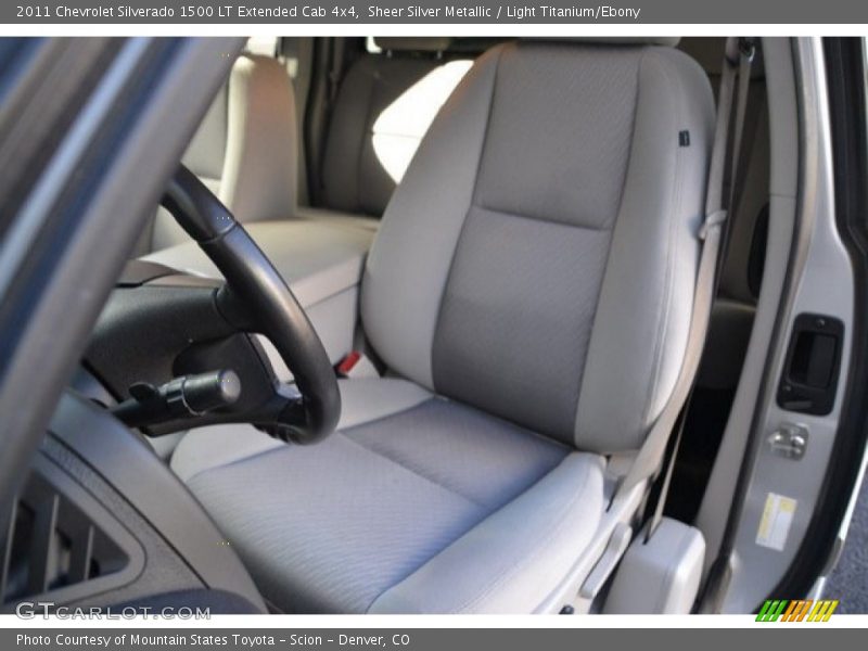 Sheer Silver Metallic / Light Titanium/Ebony 2011 Chevrolet Silverado 1500 LT Extended Cab 4x4
