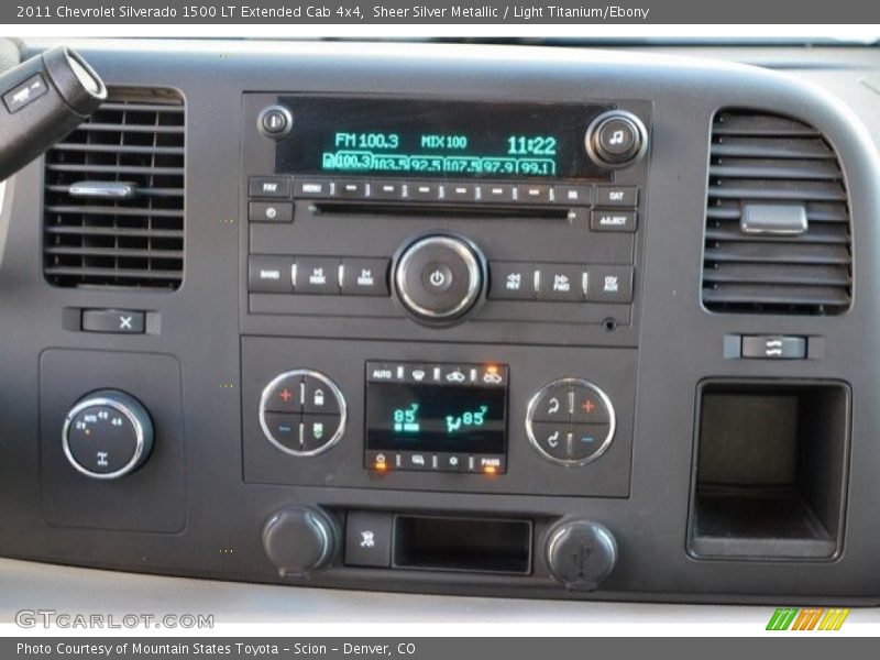 Sheer Silver Metallic / Light Titanium/Ebony 2011 Chevrolet Silverado 1500 LT Extended Cab 4x4