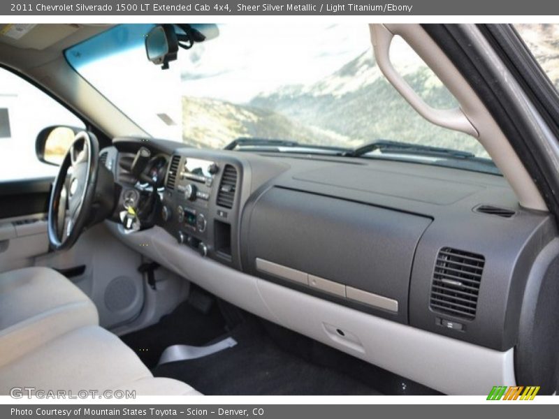 Sheer Silver Metallic / Light Titanium/Ebony 2011 Chevrolet Silverado 1500 LT Extended Cab 4x4