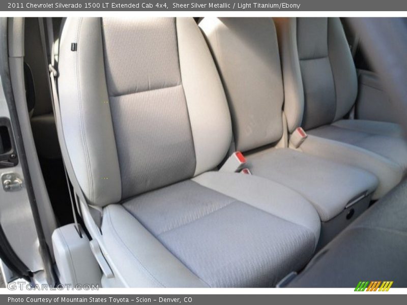 Sheer Silver Metallic / Light Titanium/Ebony 2011 Chevrolet Silverado 1500 LT Extended Cab 4x4
