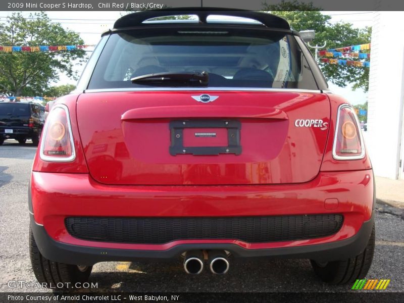Chili Red / Black/Grey 2009 Mini Cooper S Hardtop