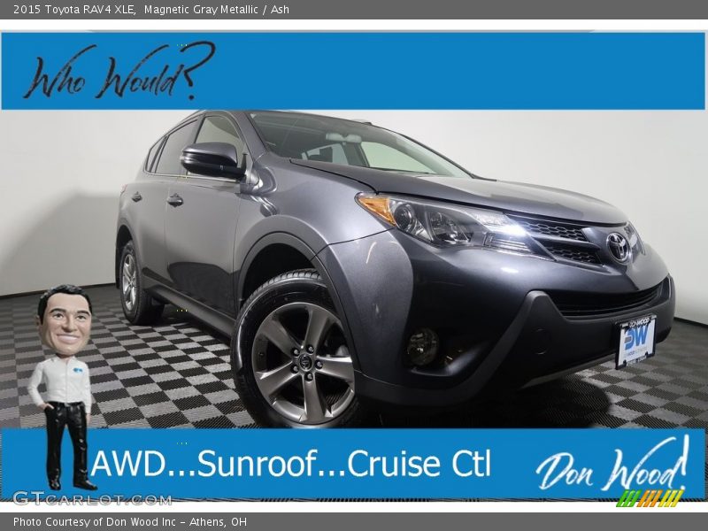 Magnetic Gray Metallic / Ash 2015 Toyota RAV4 XLE