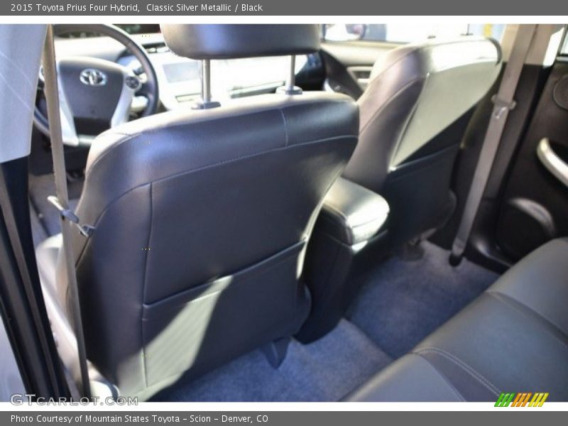 Classic Silver Metallic / Black 2015 Toyota Prius Four Hybrid