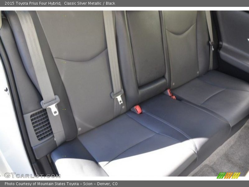 Classic Silver Metallic / Black 2015 Toyota Prius Four Hybrid